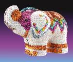 3D Sequin Art Elefant