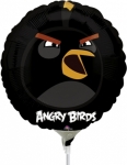Angry Birds Folienballon Black Bird, 23 cm