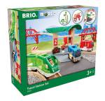 BRIO Reisezug Set mit Busbahnhof