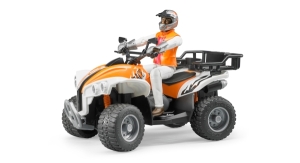 Produktabbildung Bruder bworld Quad mit Fahrer