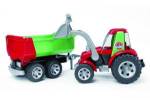 BRUDER ROADMAX Traktor mit Frontlader und Kippanhänger