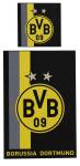 Borussia Dortmund Bettwäsche Streifenmuster, 135x200cm