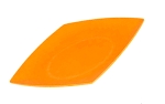 Magu Teller "Natur design" flach orange