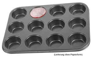 Produktabbildung my basics Profi Muffin-Backblech 12er