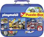 Puzzle Playmobil im Koffer 2 x 60 Teile, 2 x 100 Teile