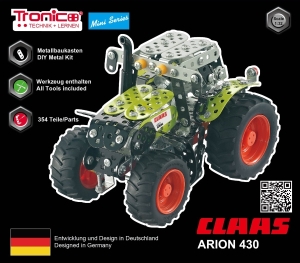 Produktabbildung RCEE tronico Metallbaukasten Traktor CLAAS ARION 430