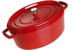 Staub Cocotte "New Classic" oval 27 cm rot
