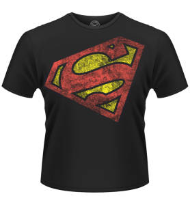 Produktabbildung Superman T-Shirt Angled Logo Größe XXL
