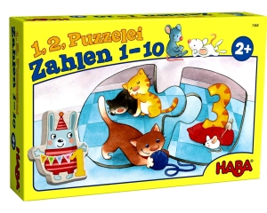 Haba 1, 2, Puzzelei - Zahlen 1-10