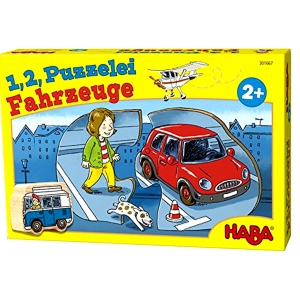 Haba 1,2, Puzzelei - Fahrzeuge