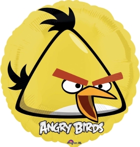 Angry Birds Folienballon Yellow Bird, 45 cm