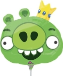 Angry Birds Minishape Folienballon King Pig, 23cm