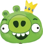 Angry Birds Super Shape XL Folienballon Green Pig