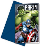 Avengers Power Einladungskarte und Umschläge
