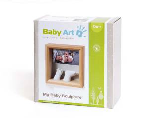 Baby Art Fotorahmen mit 3D Abdruck