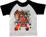 Bakugan T-Shirt, weiß-schwarz - verschiedene Größen