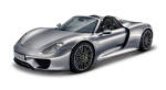 Spielzeugmodell Porsche 918 Spyder Maßstab 1:24