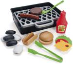 Spielzeug BBQ Tischgrill inklusive Burger- Hotdogset