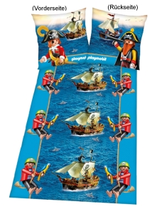 PLAYMOBIL Bettwäsche Piratenschiff 135x200cm