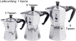 Bialetti Espressokanne Moka Express Restyle - verschiedene Größen