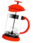 Bialetti Kaffee- und Teebereiter "French Press Joy" rot