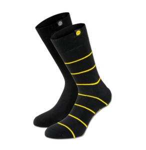 Borussia Dortmund Socken schwarz, 2er Set - verschiedene Größen