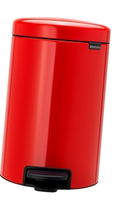 Brabantia Abfalleimer "Newicon" 12 Liter rot