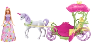 Schleich Barbie Bonbon Prinzessin, Einhorn & Kutsc