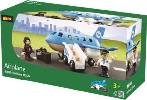 BRIO blaues Flugzeug