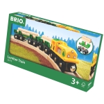 Brio Holz-Transportzug mit zwei Wagen