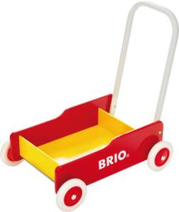 BRIO Lauflernwagen, rot/gelb