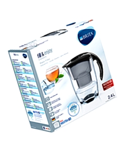 Brita Wasserfilter "Elemaris Cool Maxtra+" schwarz