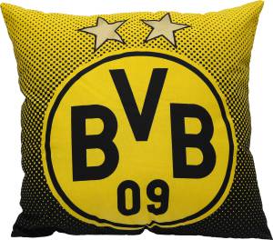 Borussia Dortmund Kissen mit Logo 40x40cm