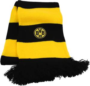 Borussia Dortmund Schal mit Blockstreifen 17x150 cm