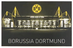 Borussia Dortmund Zimmerfahne Signal Iduna Park