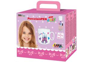 Hobby Line PorcelainPEN easy, Tassen-Set "Mädchen"