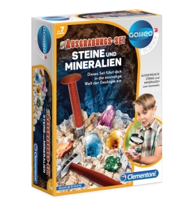 Clementoni Galileo Ausgrabungsset Steine und Mineralien