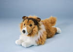 Plüsch-Hund Collie liegend, ca. 42 cm