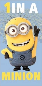Minion Strandtuch "1 in a Minion", 70x140cm