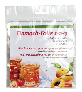 Einmach-Folie 1-2-3