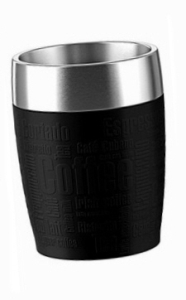 Emsa Isolierbecher Travel Cup 200 ml schwarz