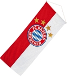 FC Bayern München Bannerfahne Logo, 120x300cm