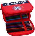 FC Bayern München Etui rot/navy, gefüllt