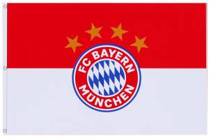 FC Bayern München Hissfahne Logo 180x120cm