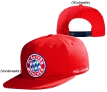 FC Bayern München Kinder Snapback Cap Logo