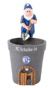 FC Schalke 04 Blumentopf Zwerg