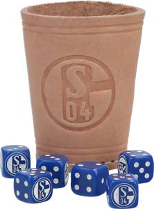 FC Schalke 04 Leder-Würfelbecher