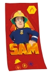 Feuerwehrmann Sam Velours-Badetuch 75x150cm