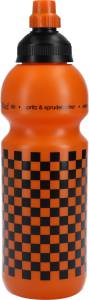 Fizzii Trinkflasche Schachbrett Orange 600ml auslaufsicher