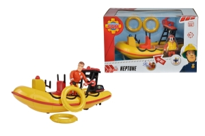 Feuerwehrmann Sam Neptune Boot mit Figur und Sound